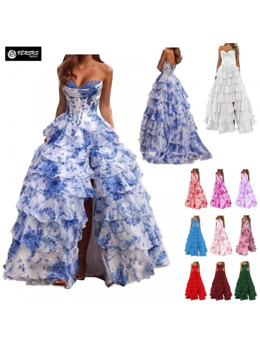 Vestito Donna Maxi Diciottesimo Festa Occasione Speciale Party Dress 110555